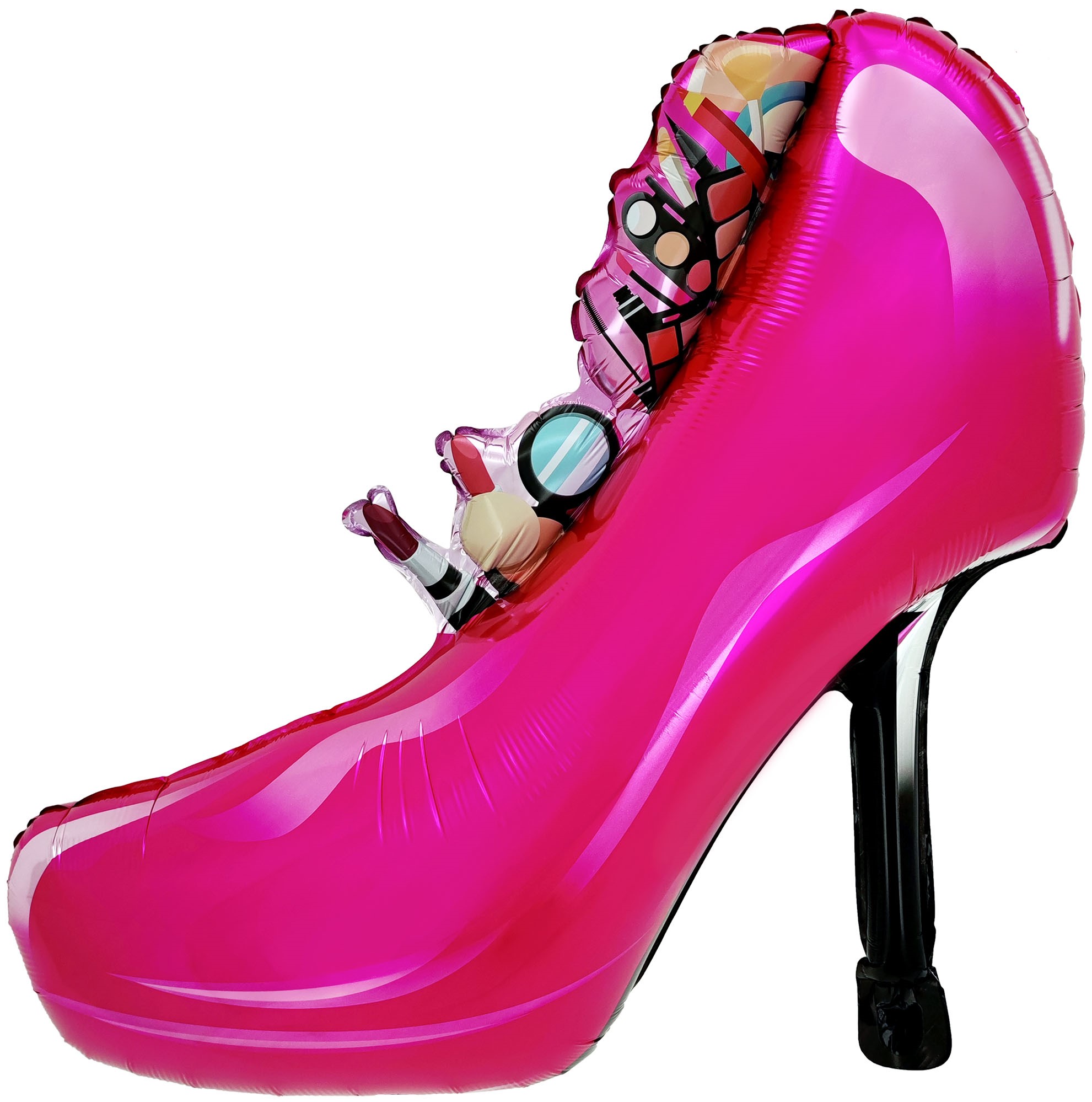 Шар (31''/79 см) Фигура, Туфелька, Розовый, 1 шт.