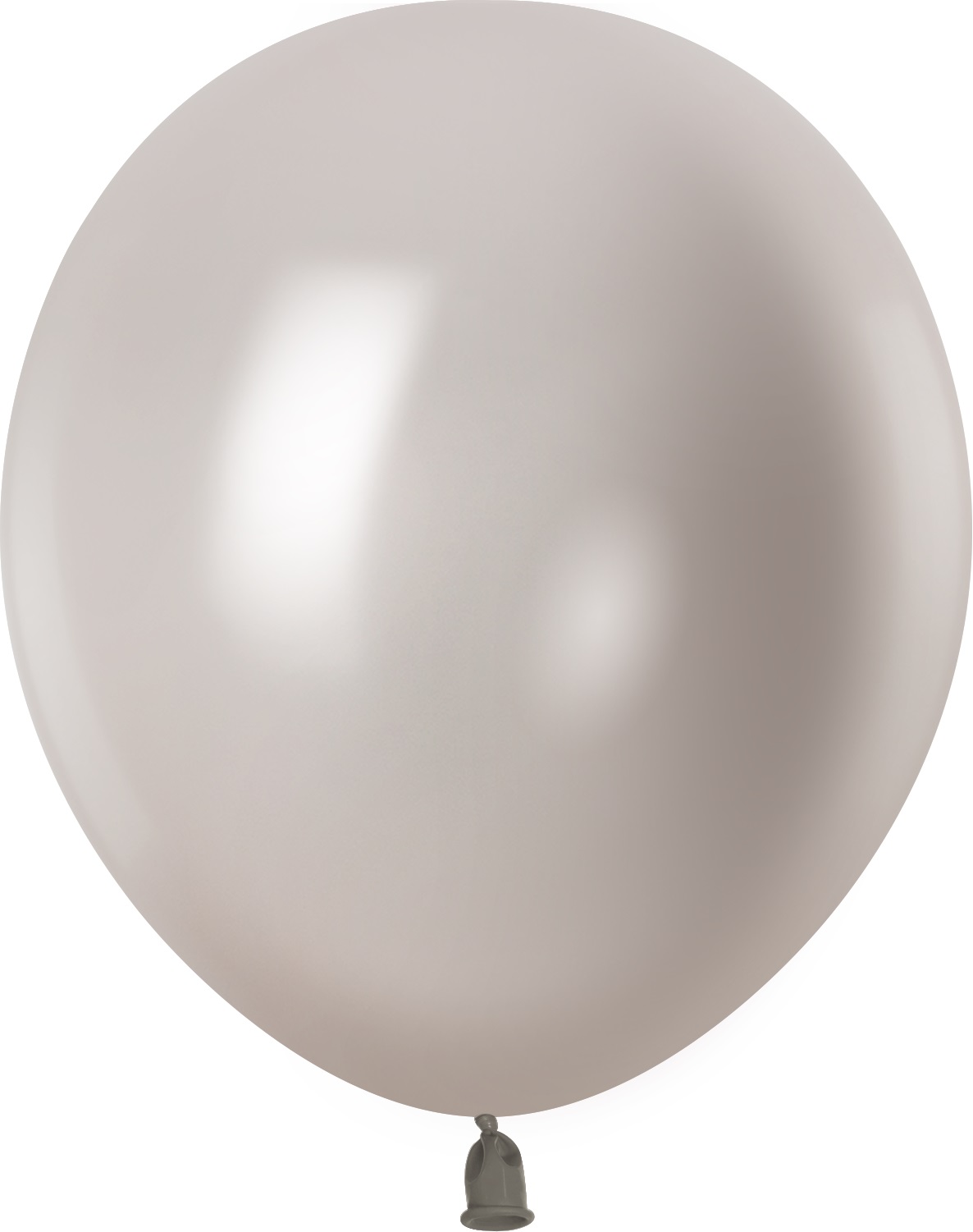 Шар (10''/25 см), Серебро, металлик, 100 шт.