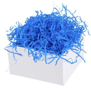 Наполнитель для коробок, пергамент, Синий, 50 г.