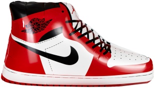 Шар (24''/61 см) Фигура, Спортивные кеды, Красный, 1 шт.