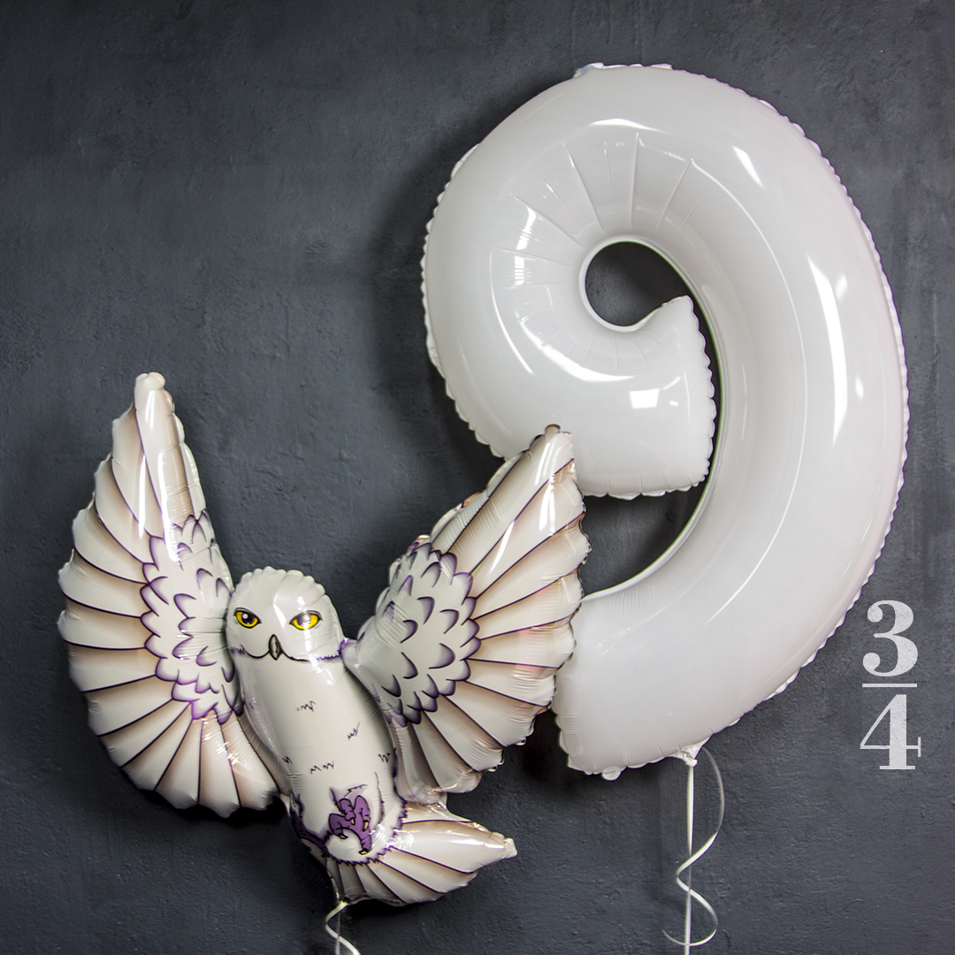 Шар (38''/97 см) Фигура, Полярная сова, 1 шт.