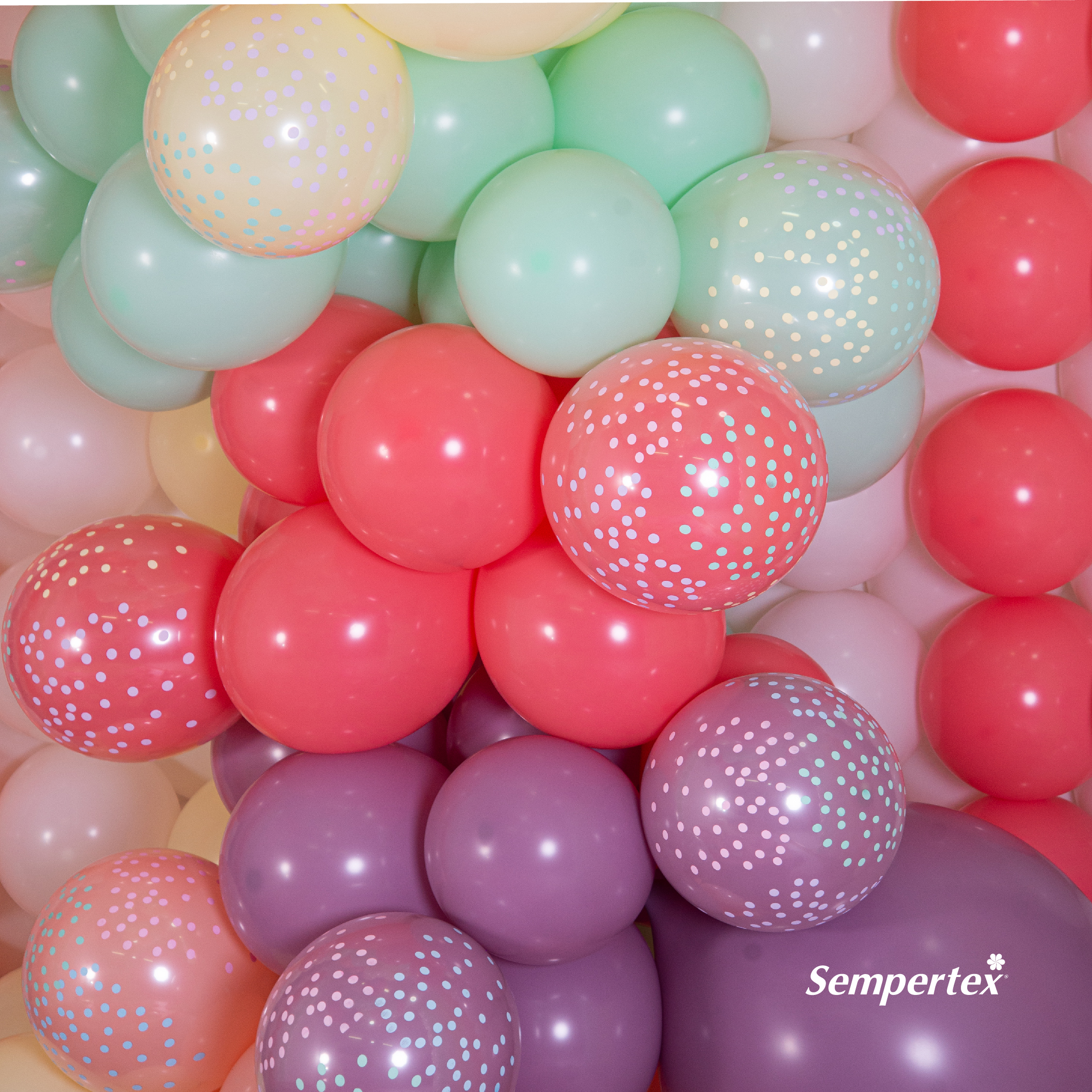 Шар (5''/13 см), Тропический коралл (059), пастель, 100 шт.