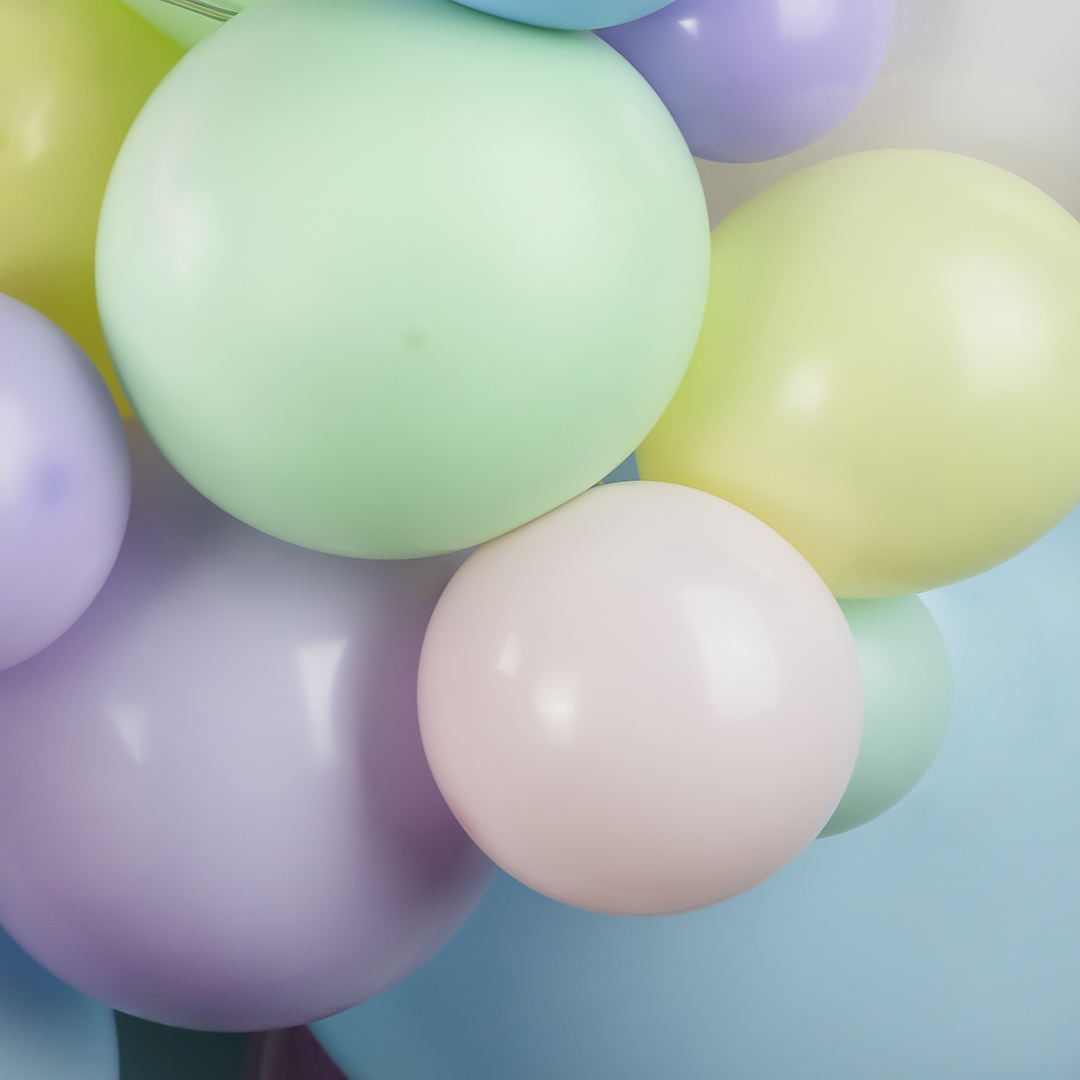 Шар (18''/46 см), Нежная мята, макарунс, 10 шт.