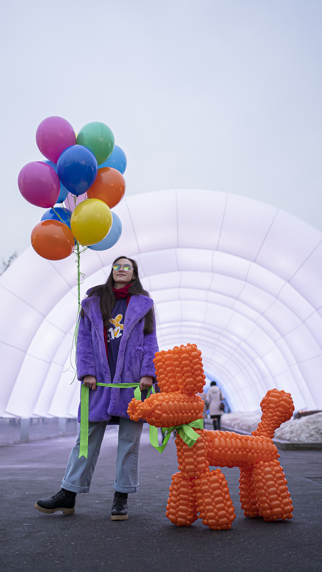 Шар (2''/5 см) ШДМ, Оранжевый, пастель, 100 шт.