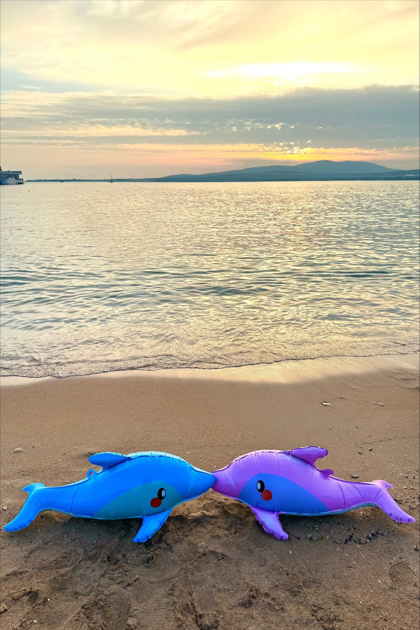 Шар (37''/94 см) Фигура 3D, Дельфин, Розовый, 1 шт.