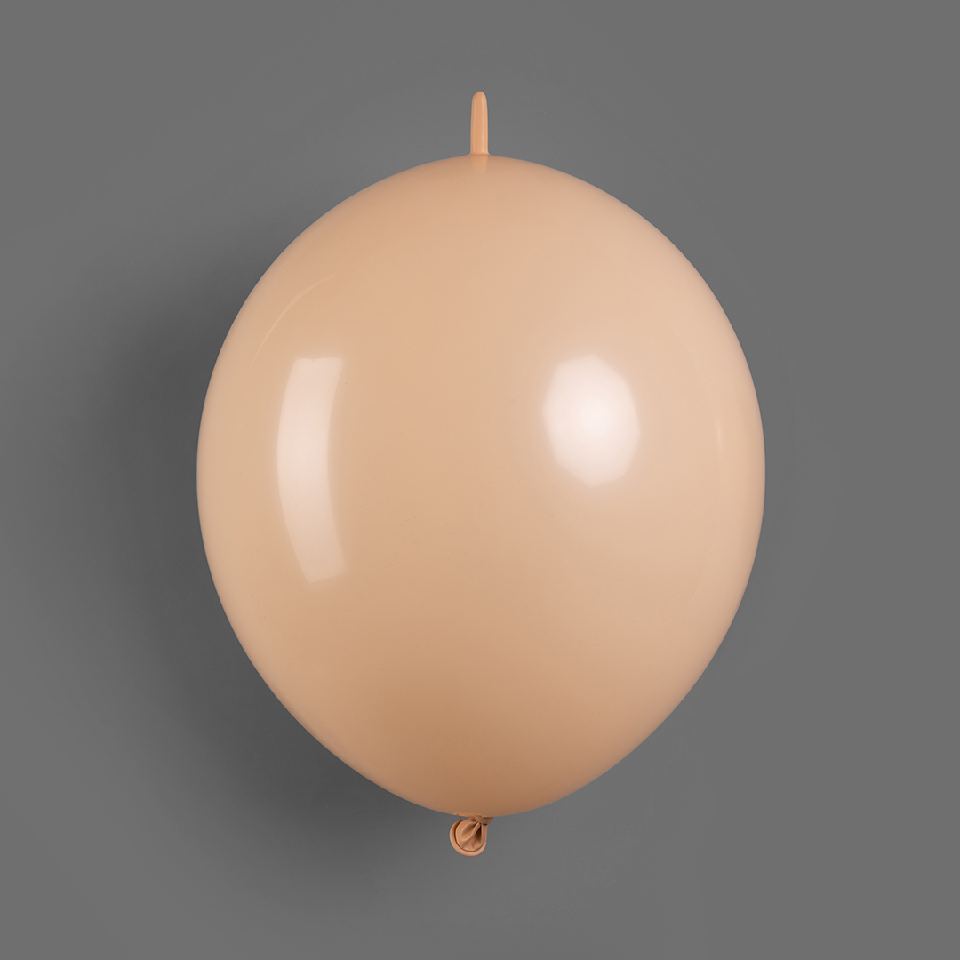 Шар (12''/30 см) Линколун, Бежевый, пастель ретро, 50 шт.