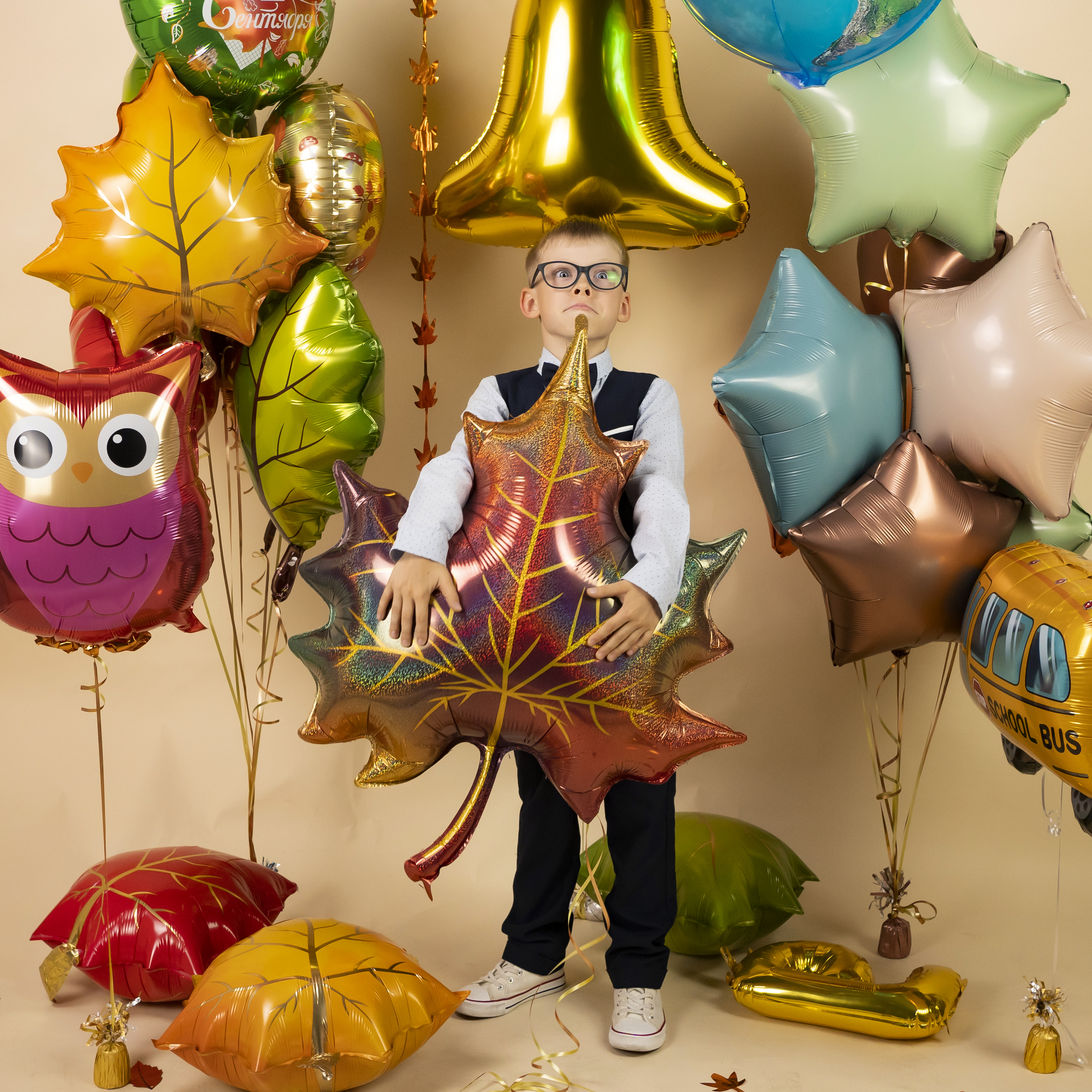 Шар (21''/53 см) Фигура, Лесная Сова, 1 шт.