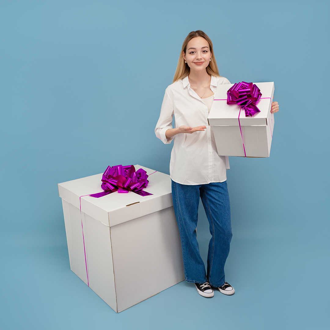 Бант Шар, Фуше, Металлик, 21 см, 1 шт. в упак. 