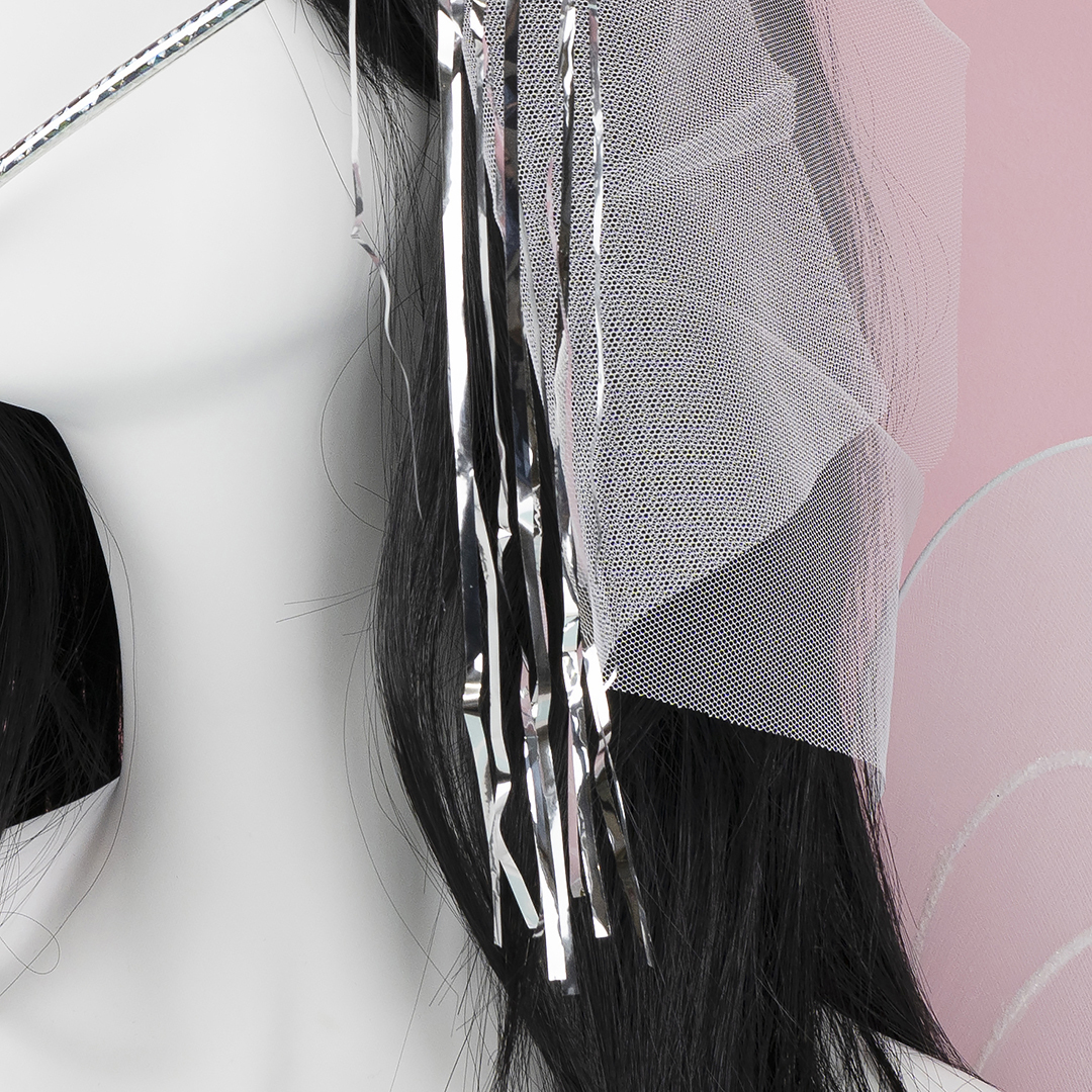 Парик карнавальный, 160 гр, Классик, Черный, 1 шт. в упак. 