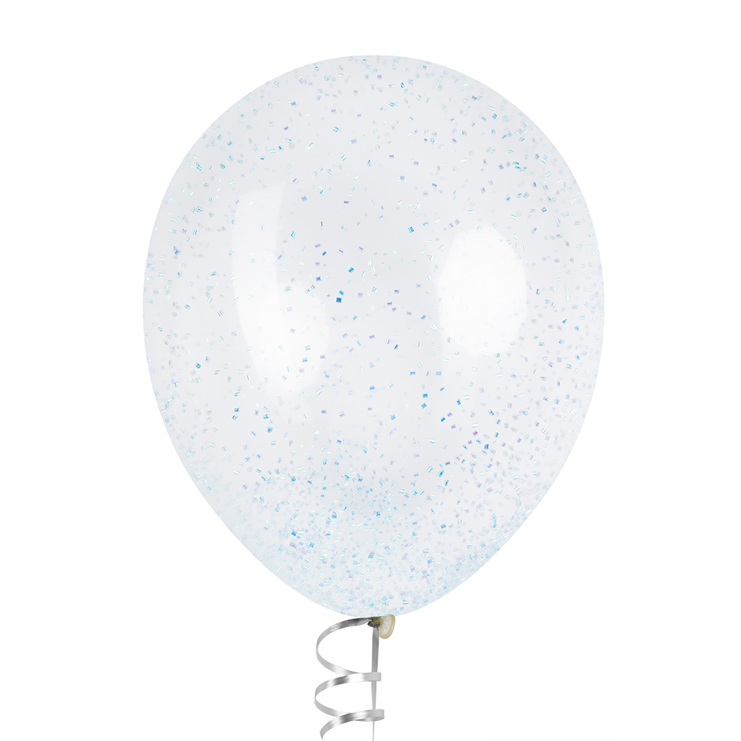 Конфетти фольга Цилиндр, Голубой, Перламутр, 0,2 см, 20 г.