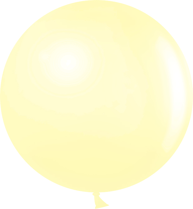 Шар (36''/91 см), Неаполитанский желтый, макарунс, 3 шт.