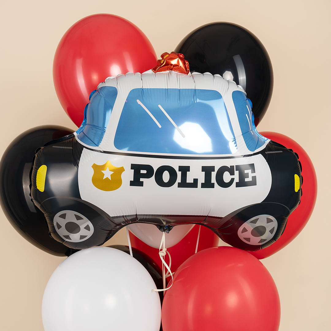 Шар (28''/71 см) Фигура, Полицейская машина, 1 шт.