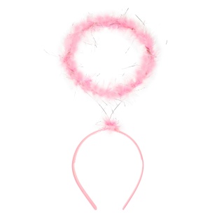 Ободок, Ангел, Розовый, 1 шт. 