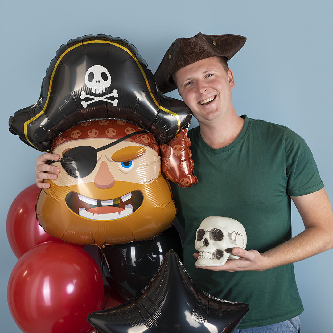 Шар (33''/84 см) Фигура, Пират, 1 шт.