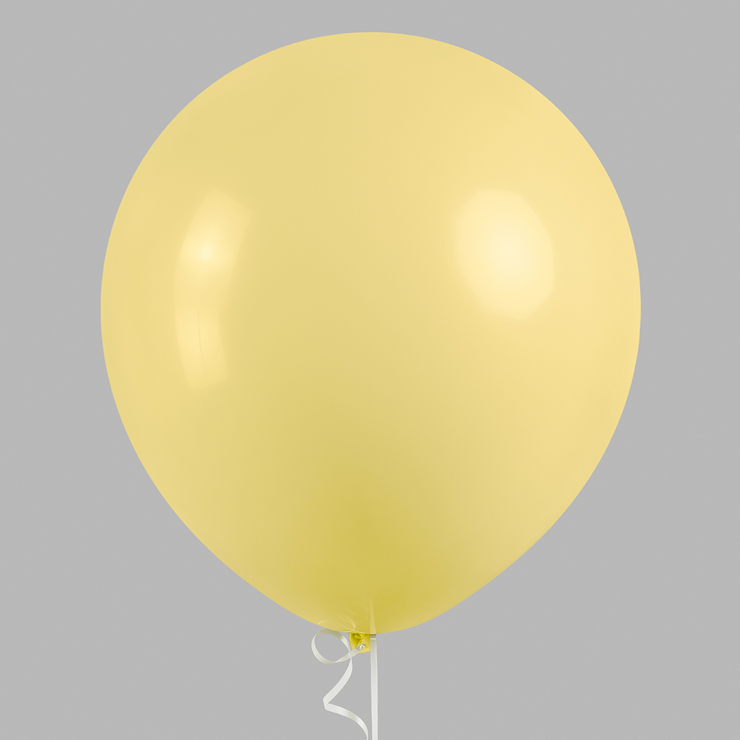 Шар (18''/46 см), Светло-желтый, макарунс, 10 шт.