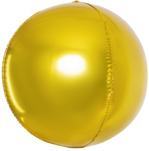 Шар 3D (32''/81 см) Сфера, Золото, 1 шт. в уп.