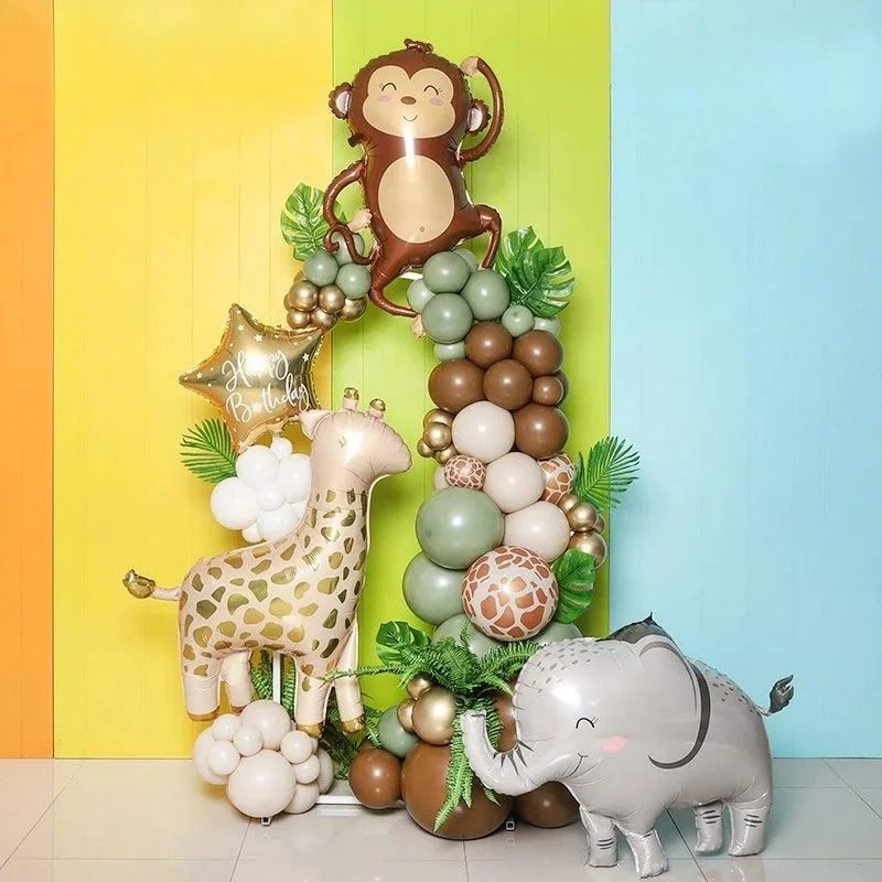 Шар (33''/84 см) Фигура, Слоненок, 1 шт. в уп.