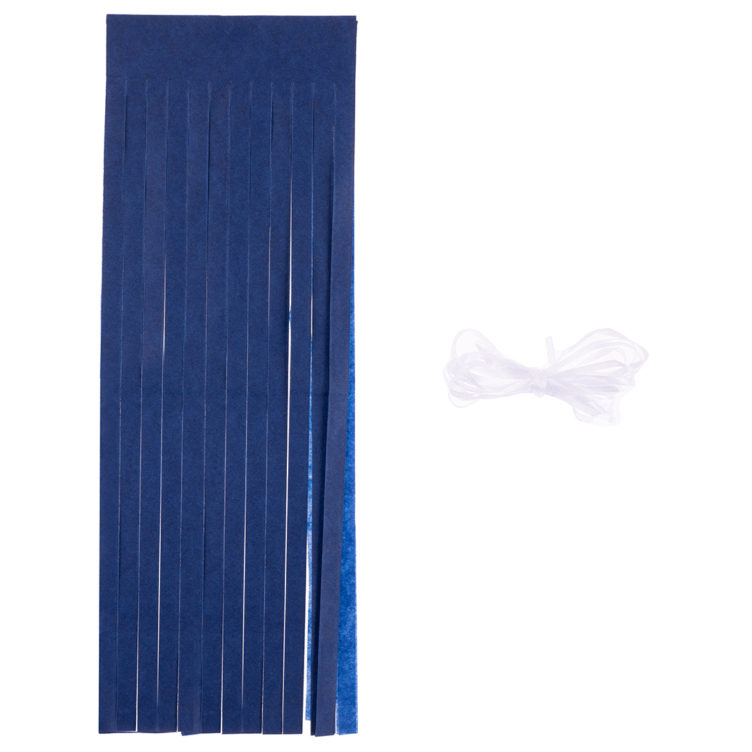 Гирлянда Тассел, Синий, 35*12 см, 12 листов.