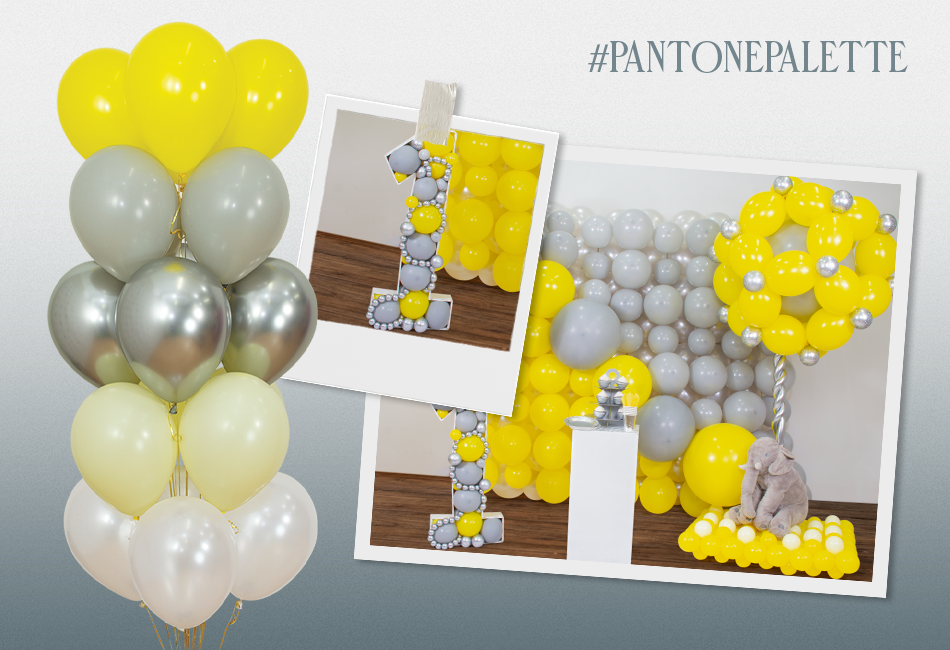 Шар (12''/30 см), Желтый (020), пастель, 12 шт.