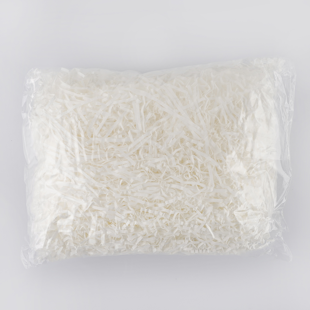 Наполнитель для коробок, бумага, Снежно-белый, 50 г.