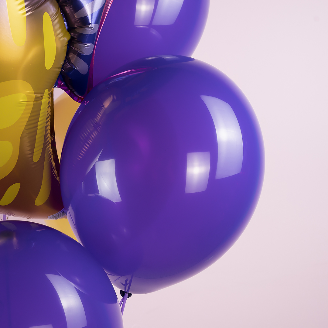 Шар (12''/30 см), Фиолетовый, пастель, 100 шт.