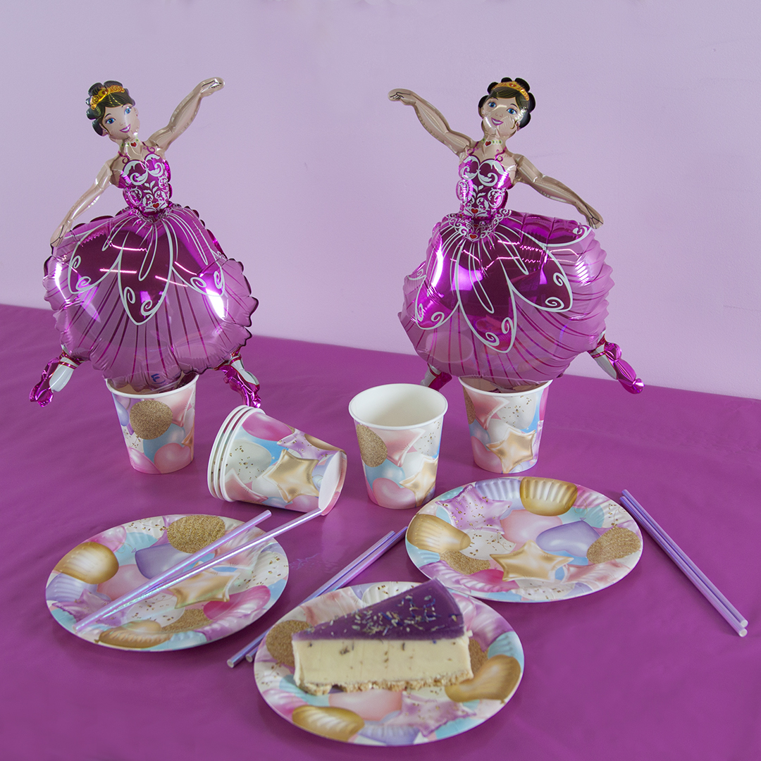 Тарелки (7''/18 см) Праздничные шарики, 6 шт.