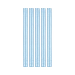 Набор стержней для сургучной печати 0,7*9,8 см. Голубой, 5 шт.
