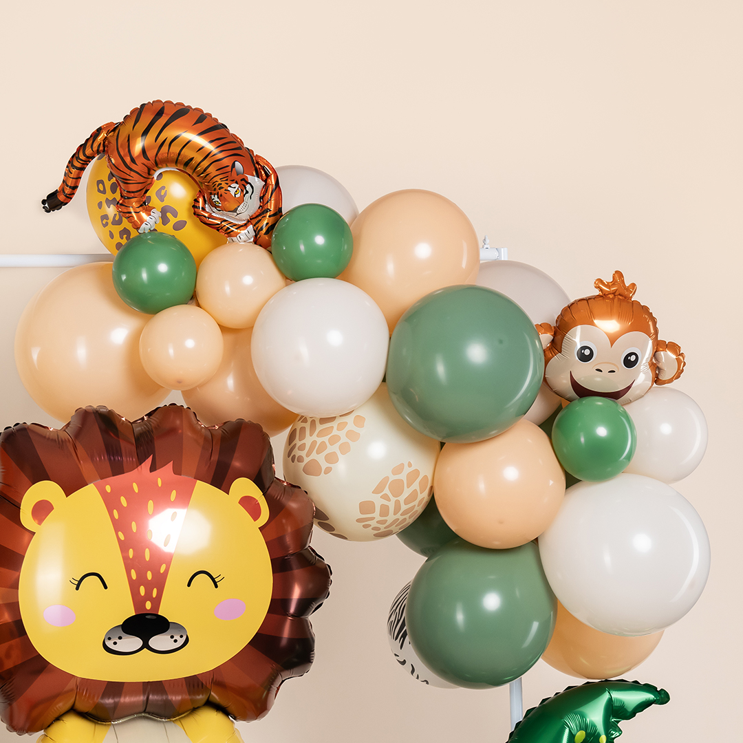 Шар (14''/36 см) Мини-фигура, Дикий тигр, 1 шт.