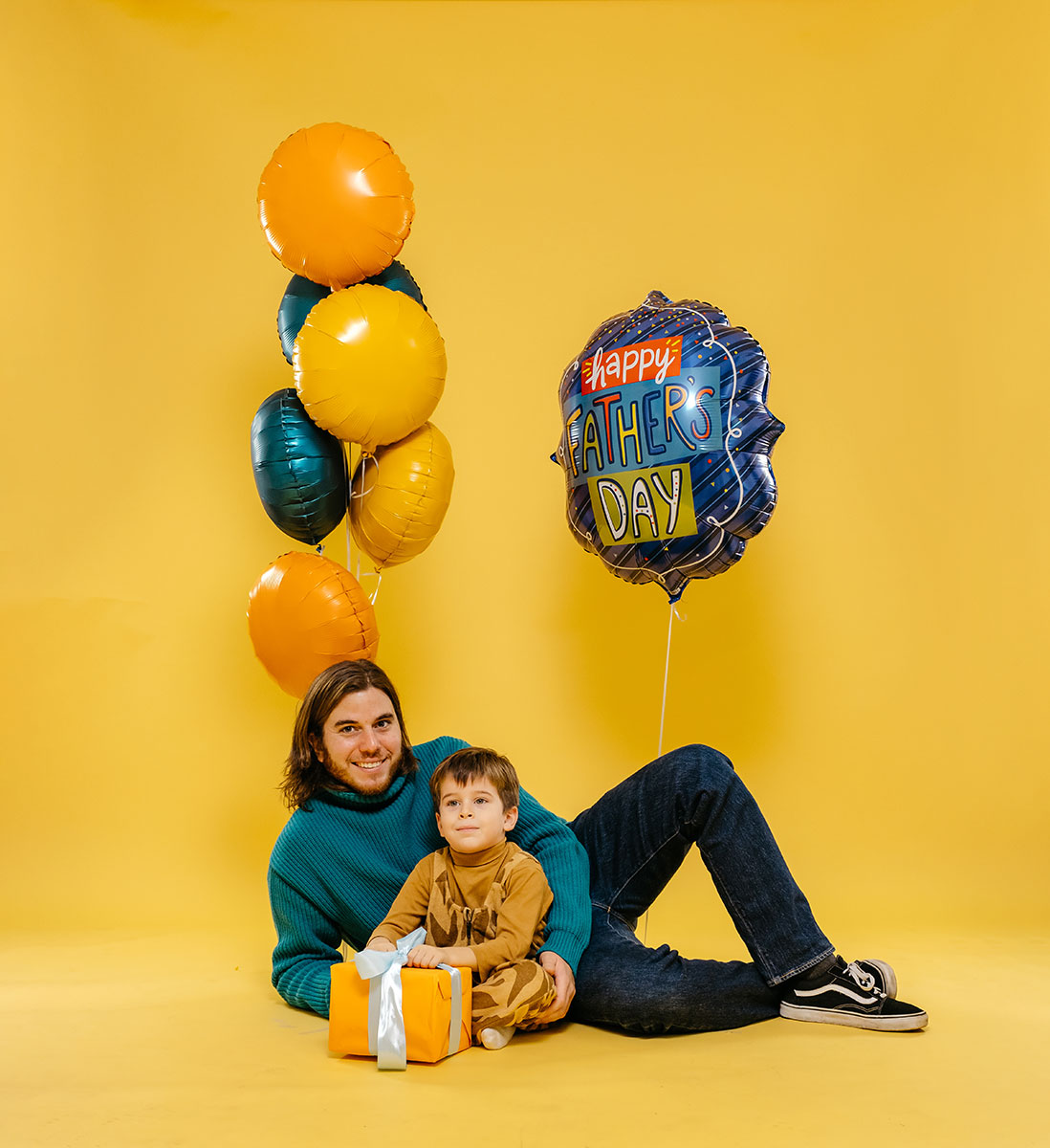 Шар (18''/46 см) Круг, Оранжевый, Сатин, 1 шт.