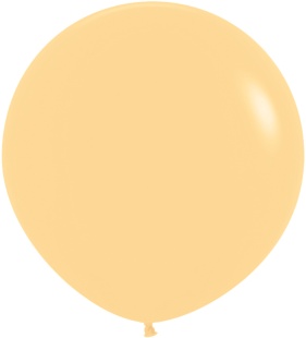 Шар (24''/61 см), Персиковый (060), пастель, 3 шт.