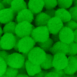 Декоративное украшение Помпончики, 2,5 см. Салатовый, 100 шт.