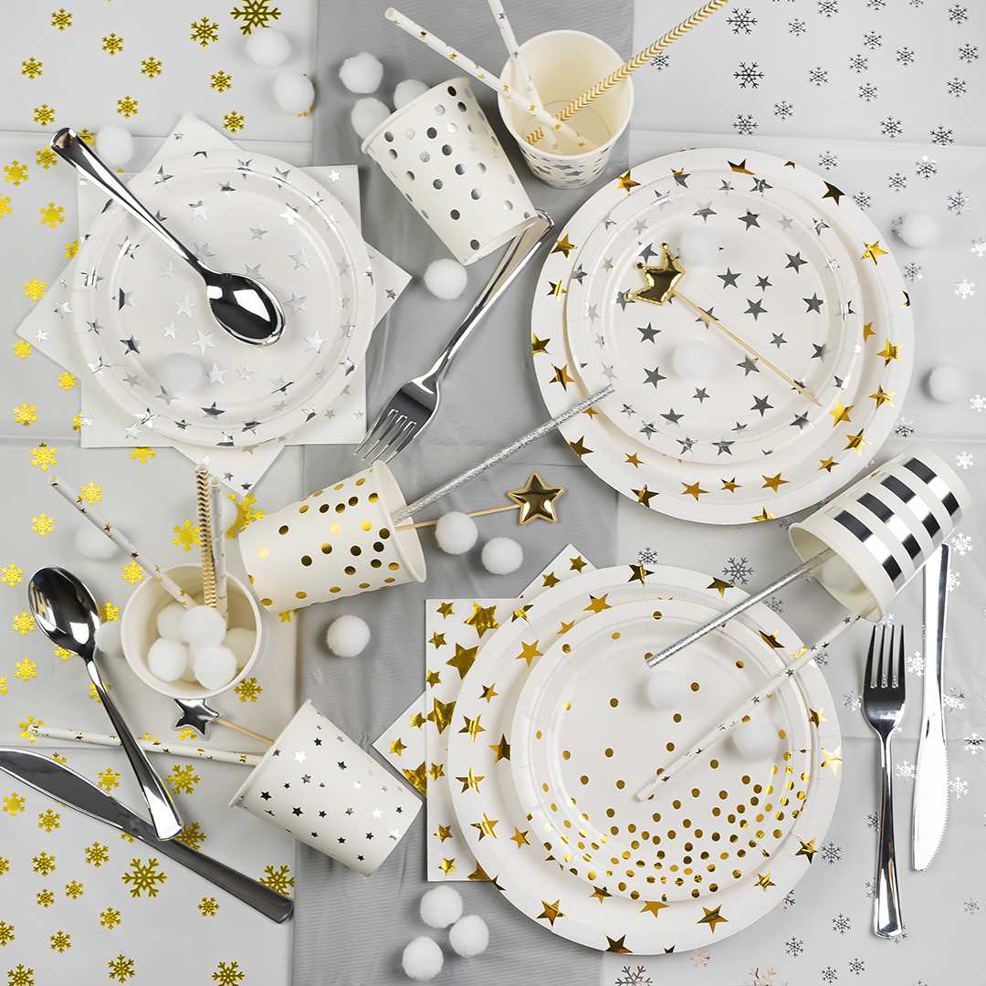 Пики Топперы, Короны, Золото, Металлик, 12 см, 5 шт.