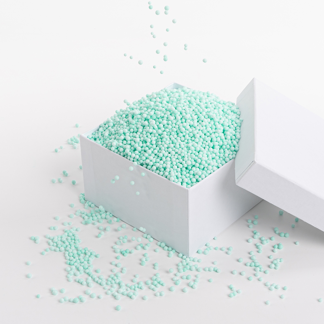 Шарики пенопласт, Тиффани, 2-4 мм, 10 гр.