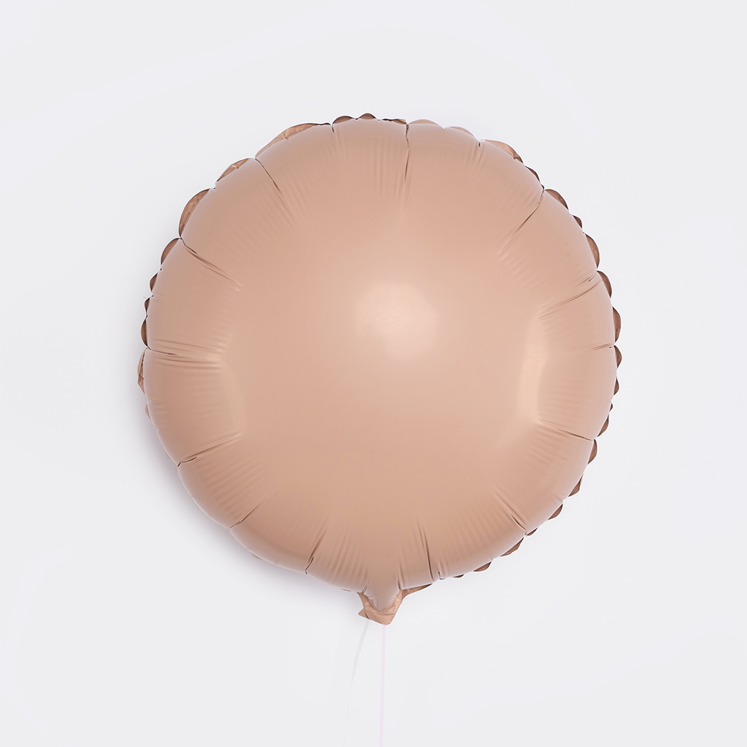 Шар (18''/46 см) Круг, Винтажная роза, Матовый, 1 шт.