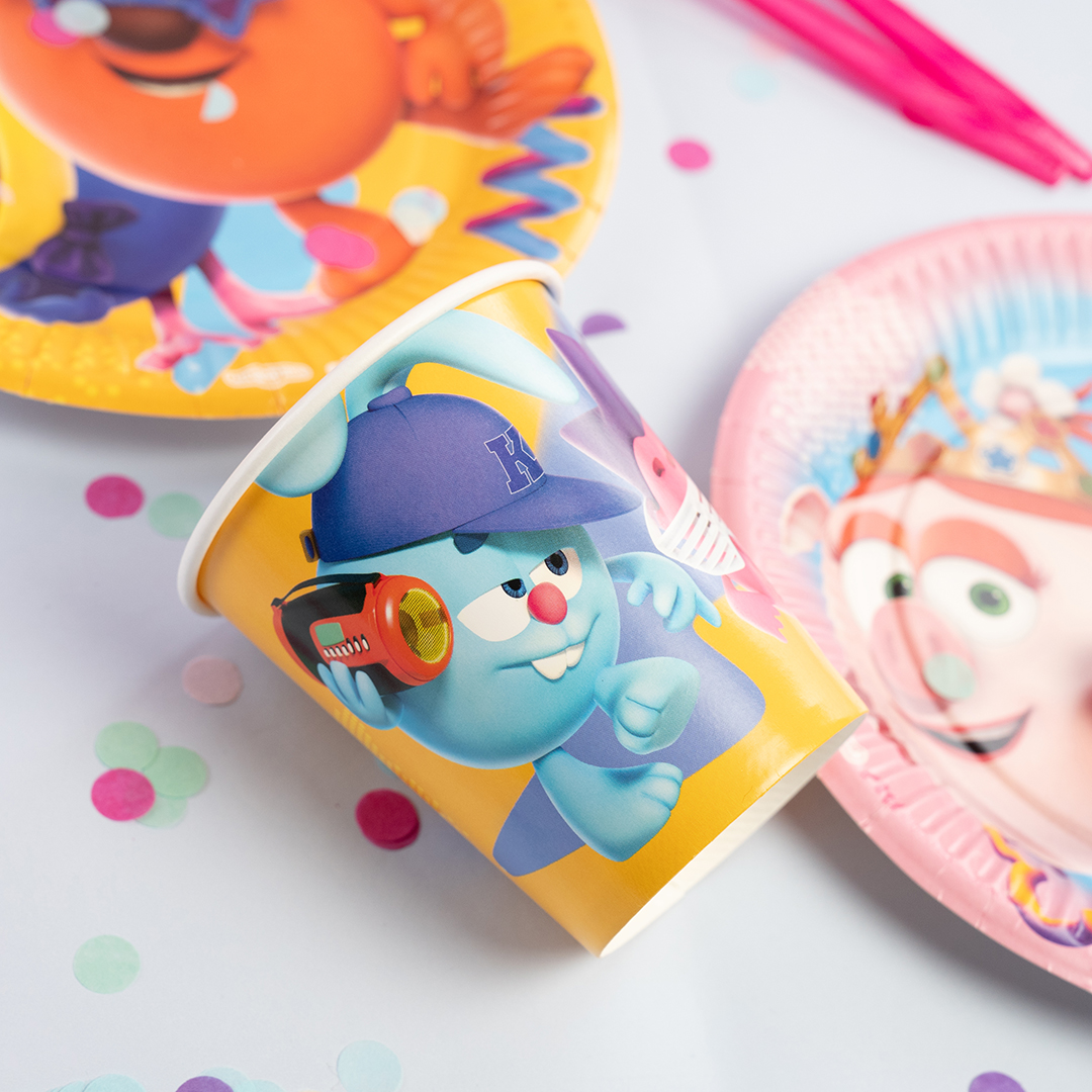 Стаканы (250 мл) Смешарики, Ассорти, 6 шт.