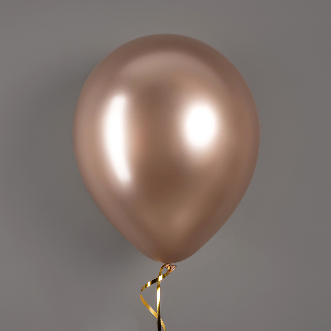 Шар (12''/30 см), Шампань, хром, 50 шт.