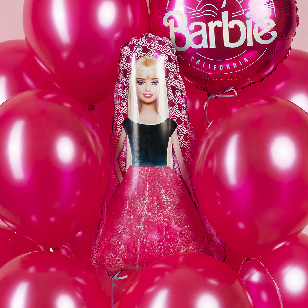 Шар (28''/71 см) Фигура, Куколка Блонди, 1 шт. в уп.