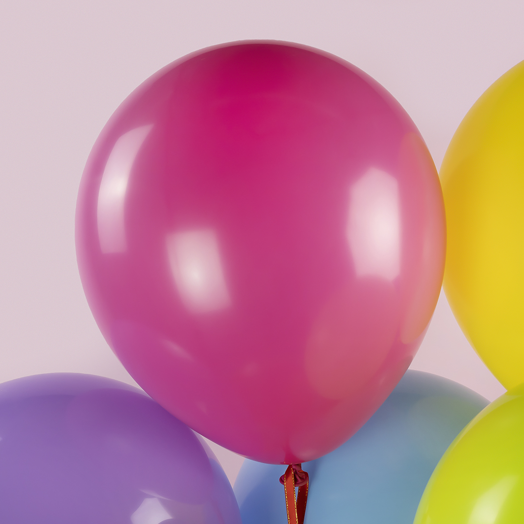 Шар (18''/46 см), Фуше, пастель, 10 шт.