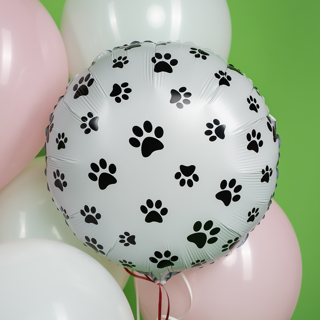 Шар (18''/46 см) Круг, Лапки, 1 шт.