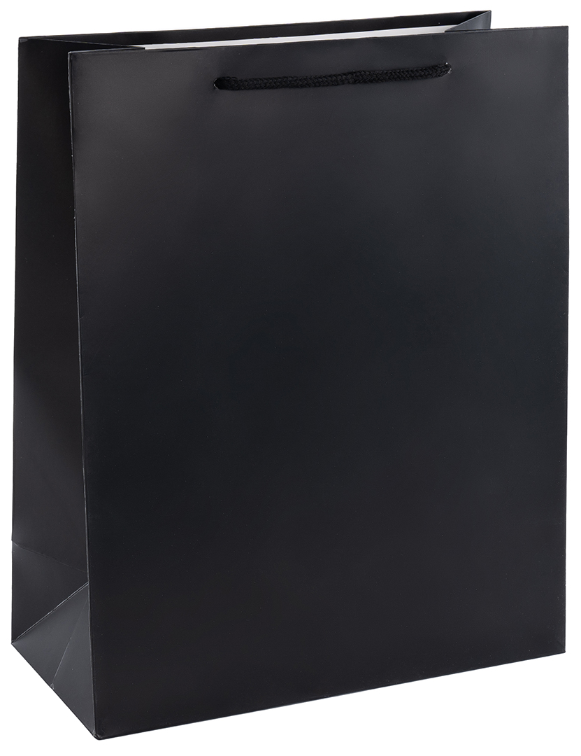 Пакет подарочный, 210гр, Классика, Черный, 23*18*10 см, 1 шт.