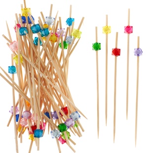 Пики Топперы, Кристаллы-кубики, Ассорти, 12 см, 50 шт.