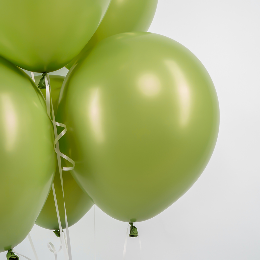 Шар (12''/30 см), Оливковый, пастель ретро, 100 шт.