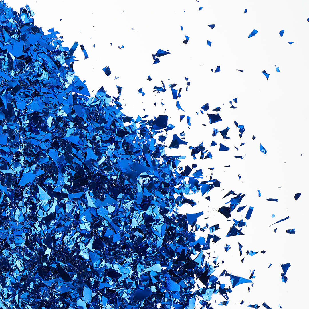 Конфетти дробленые Королевский синий, Металлик, 20 г.