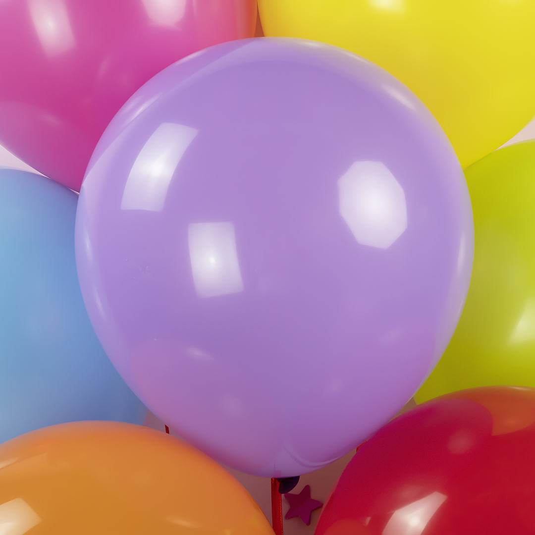 Шар (18''/46 см), Лаванда, пастель, 10 шт.