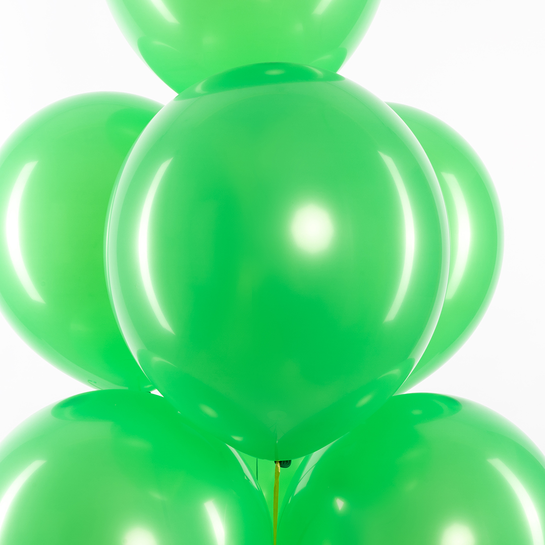 Шар (12''/30 см), Зеленый, пастель, 100 шт.