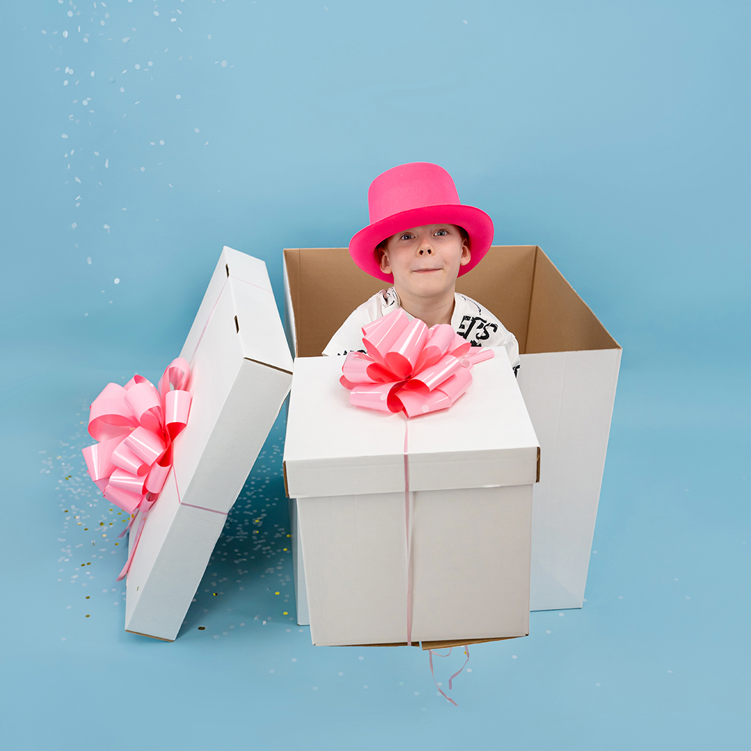 Бант Шар, Розовый, Лаковый, 21 см, 1 шт. в упак. 