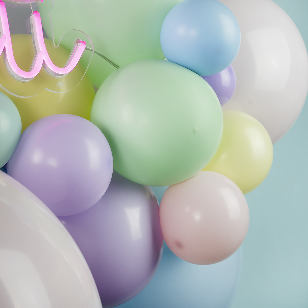 Шар (18''/46 см), Нежная мята, макарунс, 10 шт.