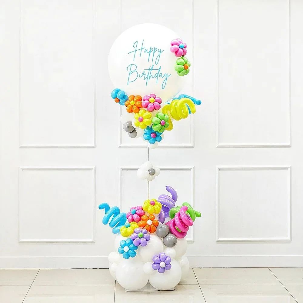 Шар (2''/5 см) ШДМ, Голубой (040), пастель, 100 шт.