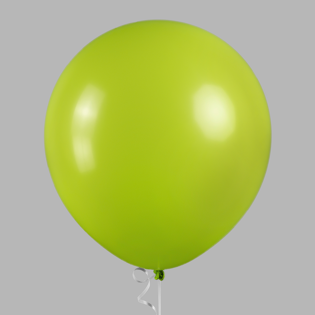 Шар (18''/46 см), Весенне-зеленый, пастель, 10 шт.