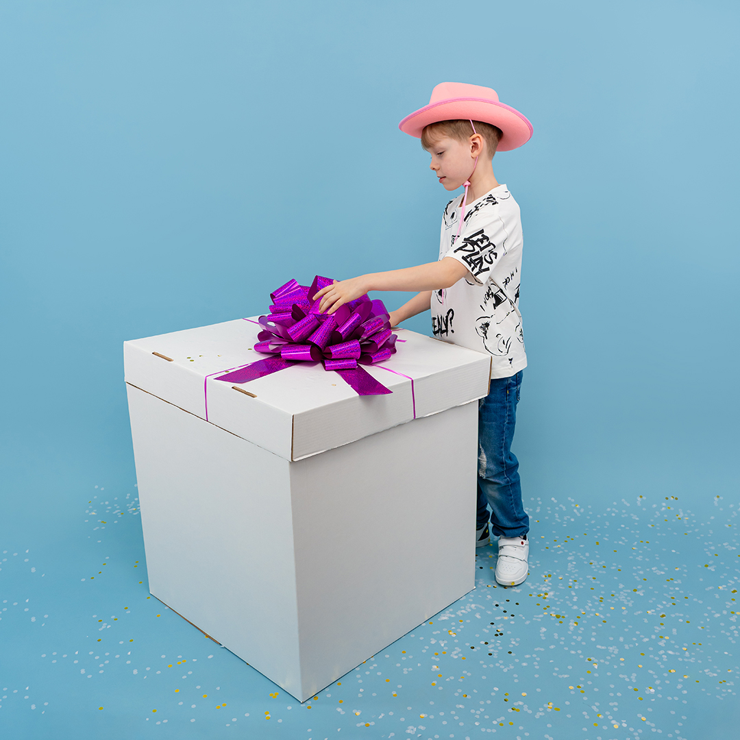 Бант Шар, Фуше, Голография, 36 см, 1 шт. в упак. 